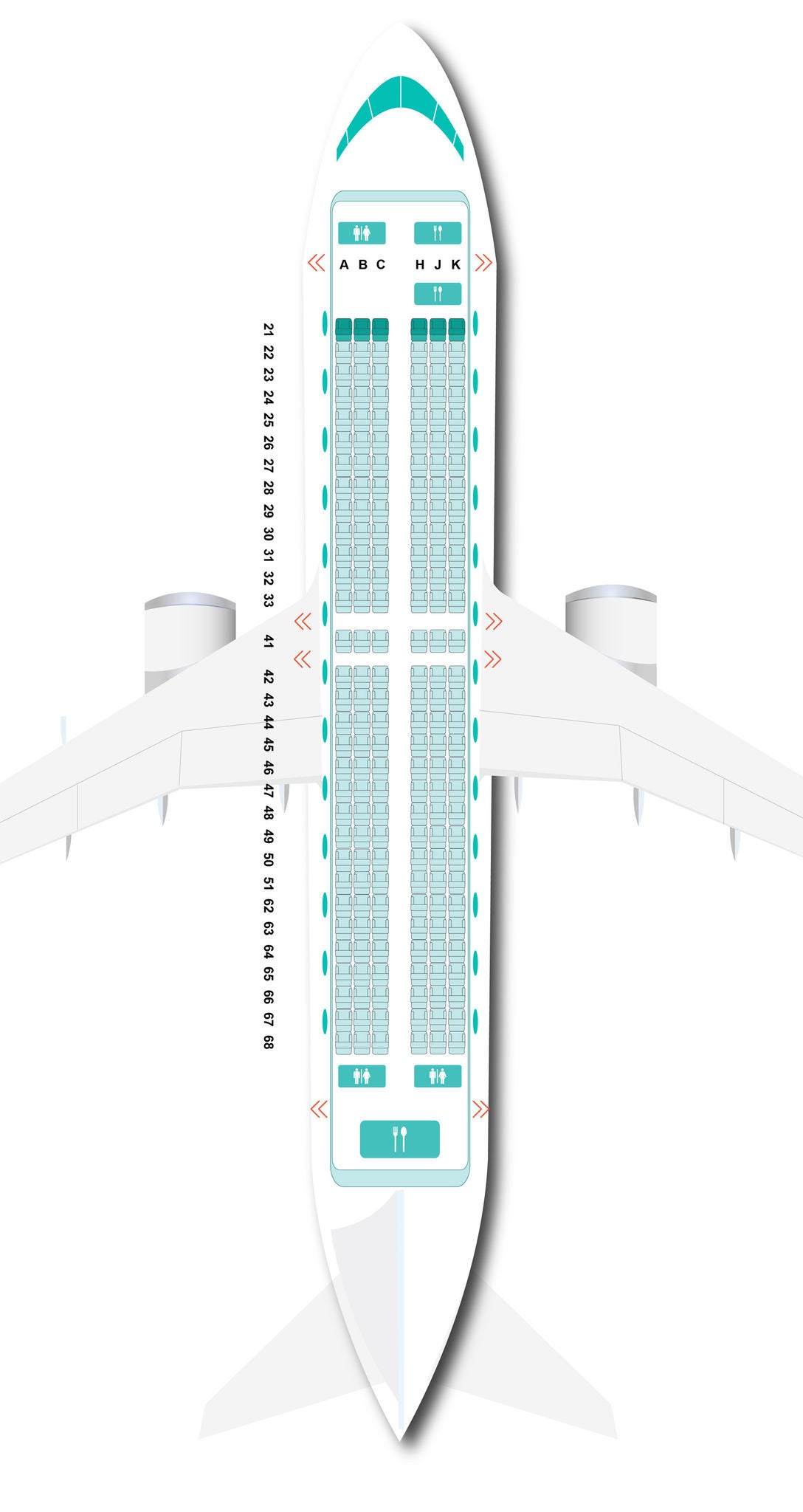 Extra Leg Room Seat