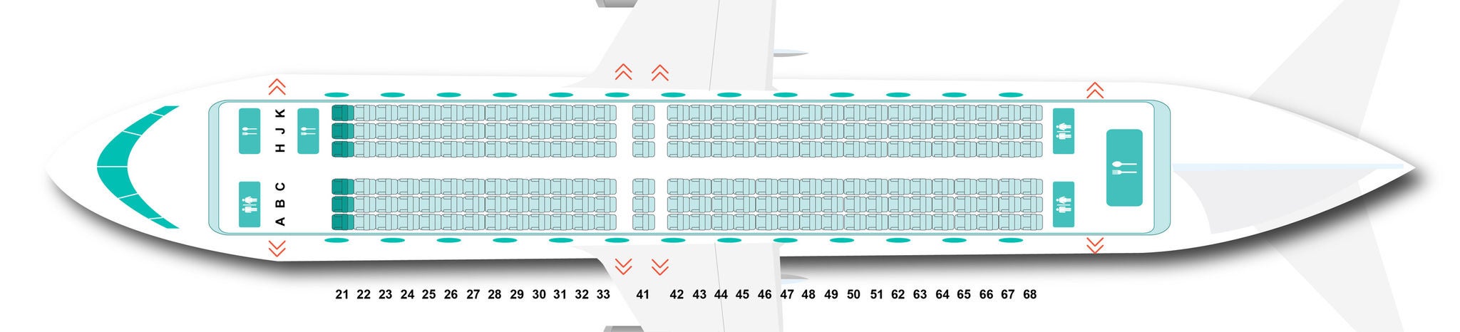 Extra Leg Room Seat
