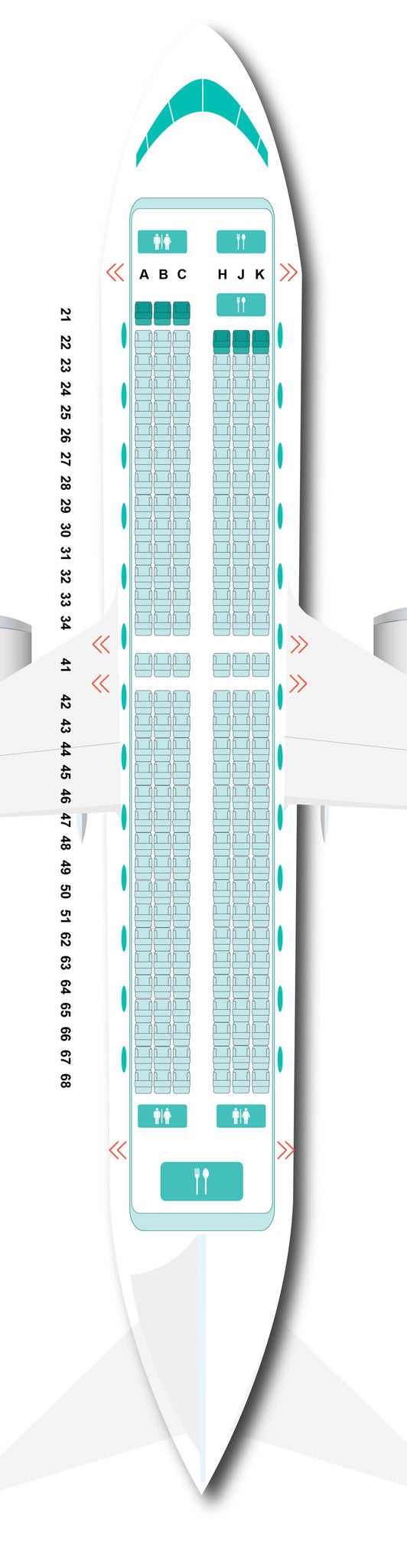 Extra Leg Room Seat