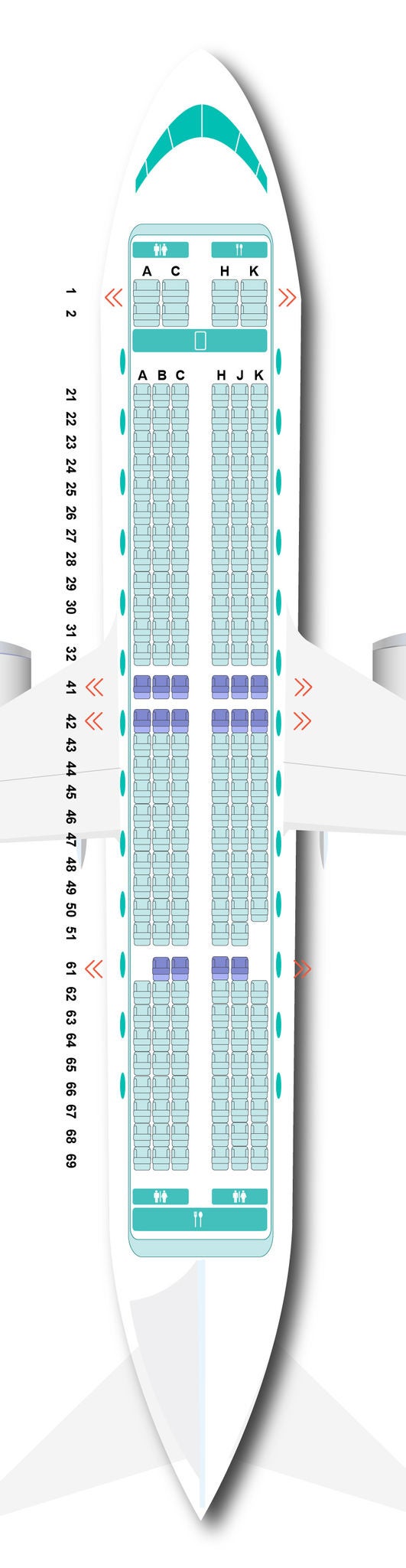 Emergency Exit Seat