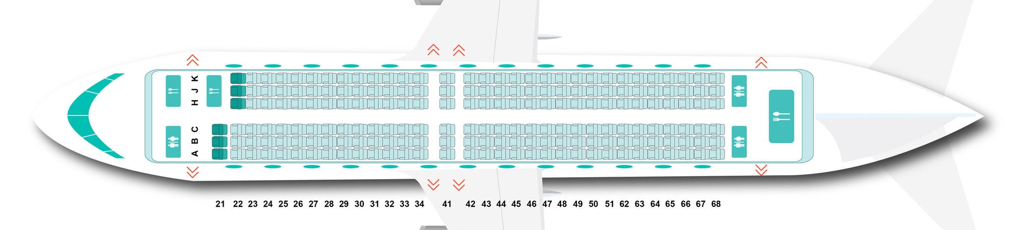 Extra Leg Room Seat