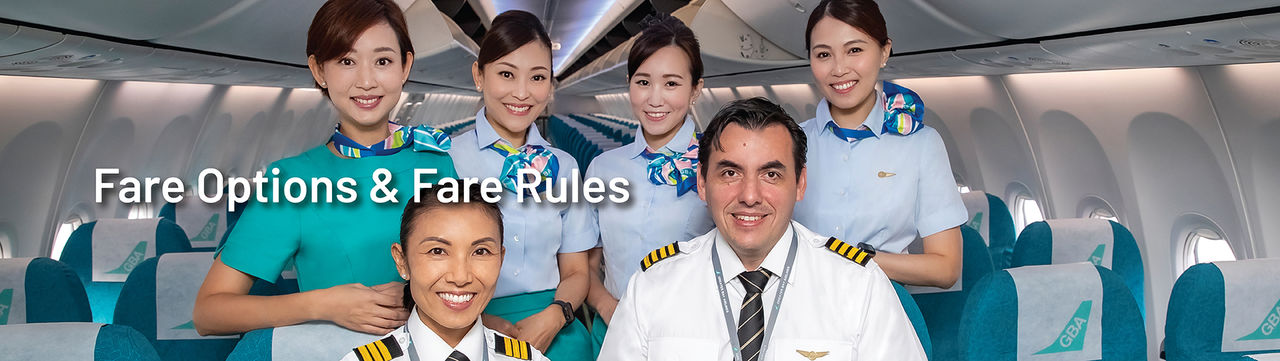 Banner-Fare Options & Fare Rules Banner-Fare Options & Fare Rules