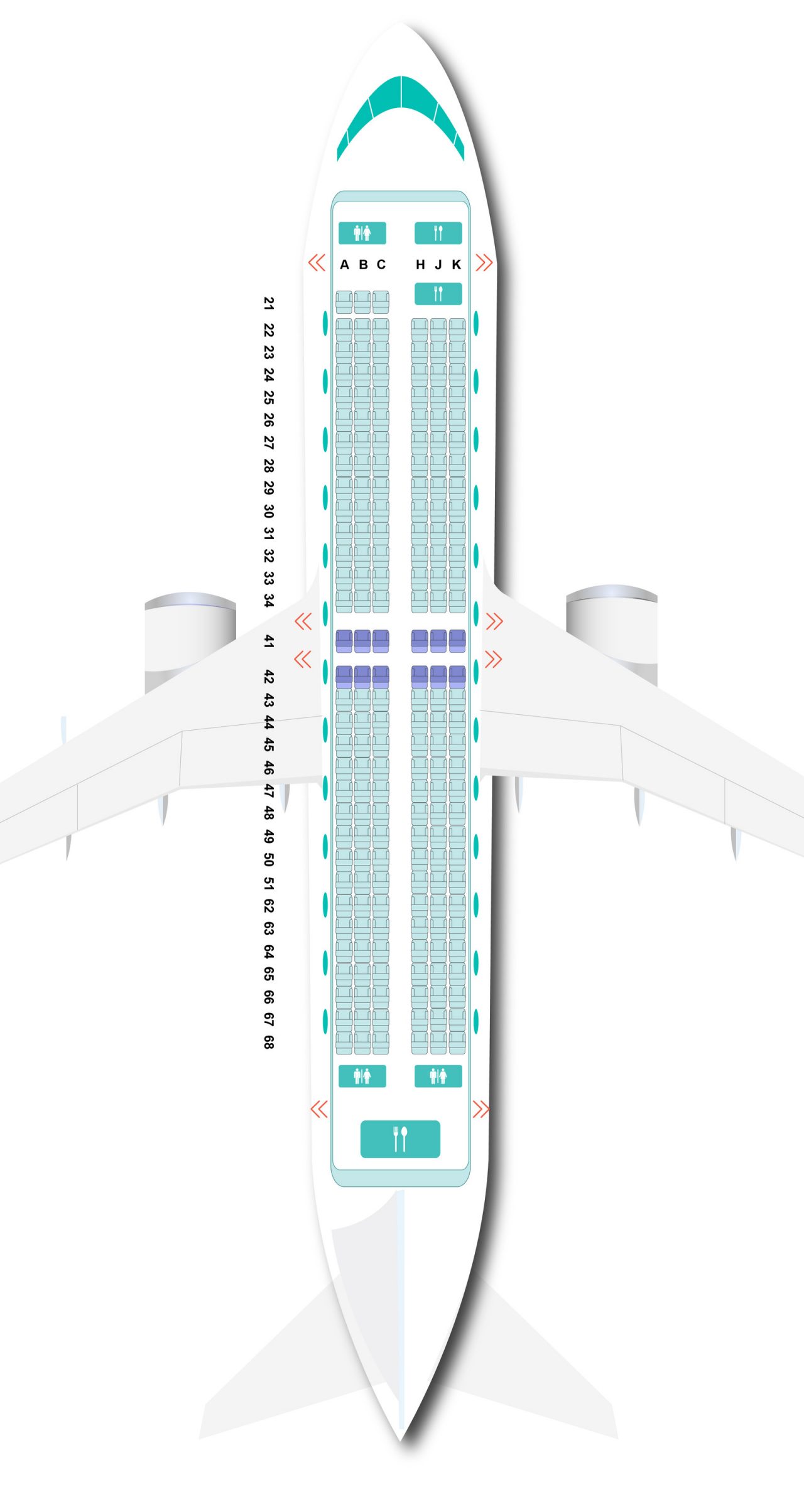 Emergency Exit Seat