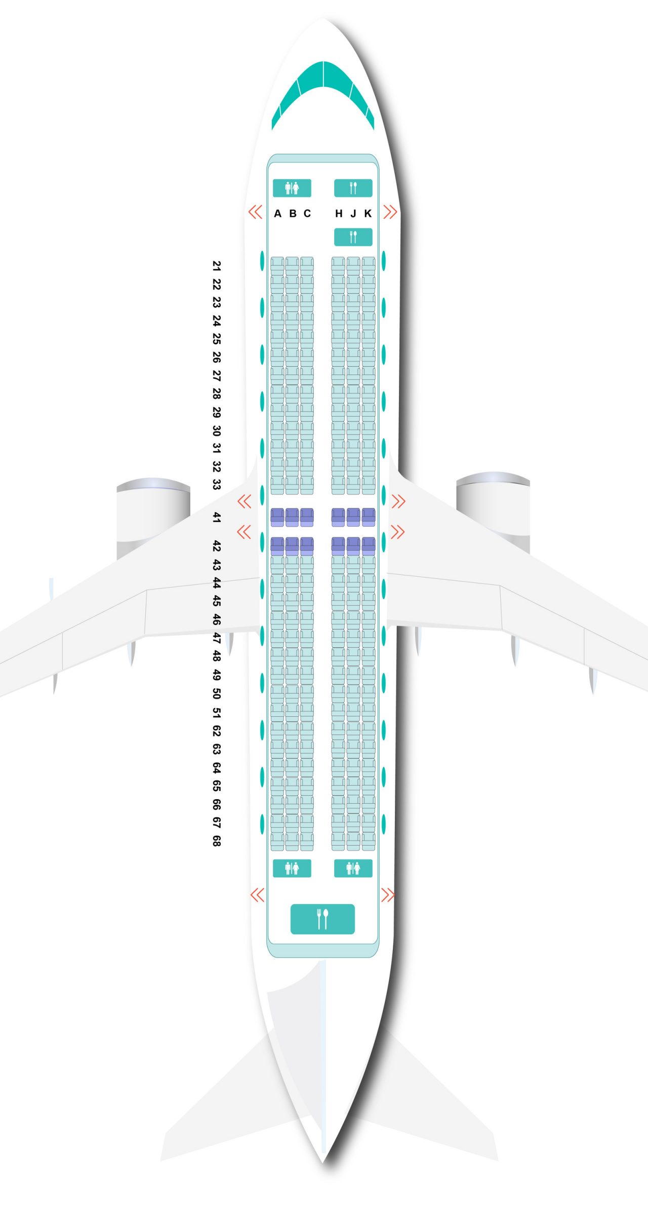 Emergency Exit Seat